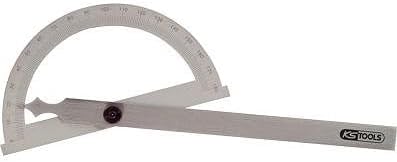 KS Tools 300.0642 Winkelgradmesser mit offenen Bogen, 200mm 200 mm, 200 mm