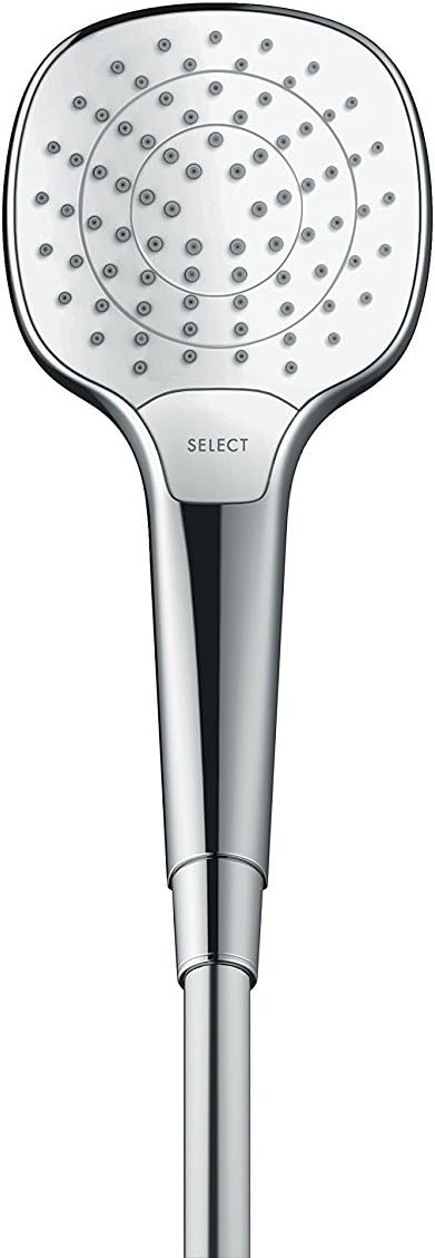 hansgrohe Duschsystem (Duschkopf, Schlauch, Duschstange, Croma Select E Regendusche 0,90m, 3 Strahla