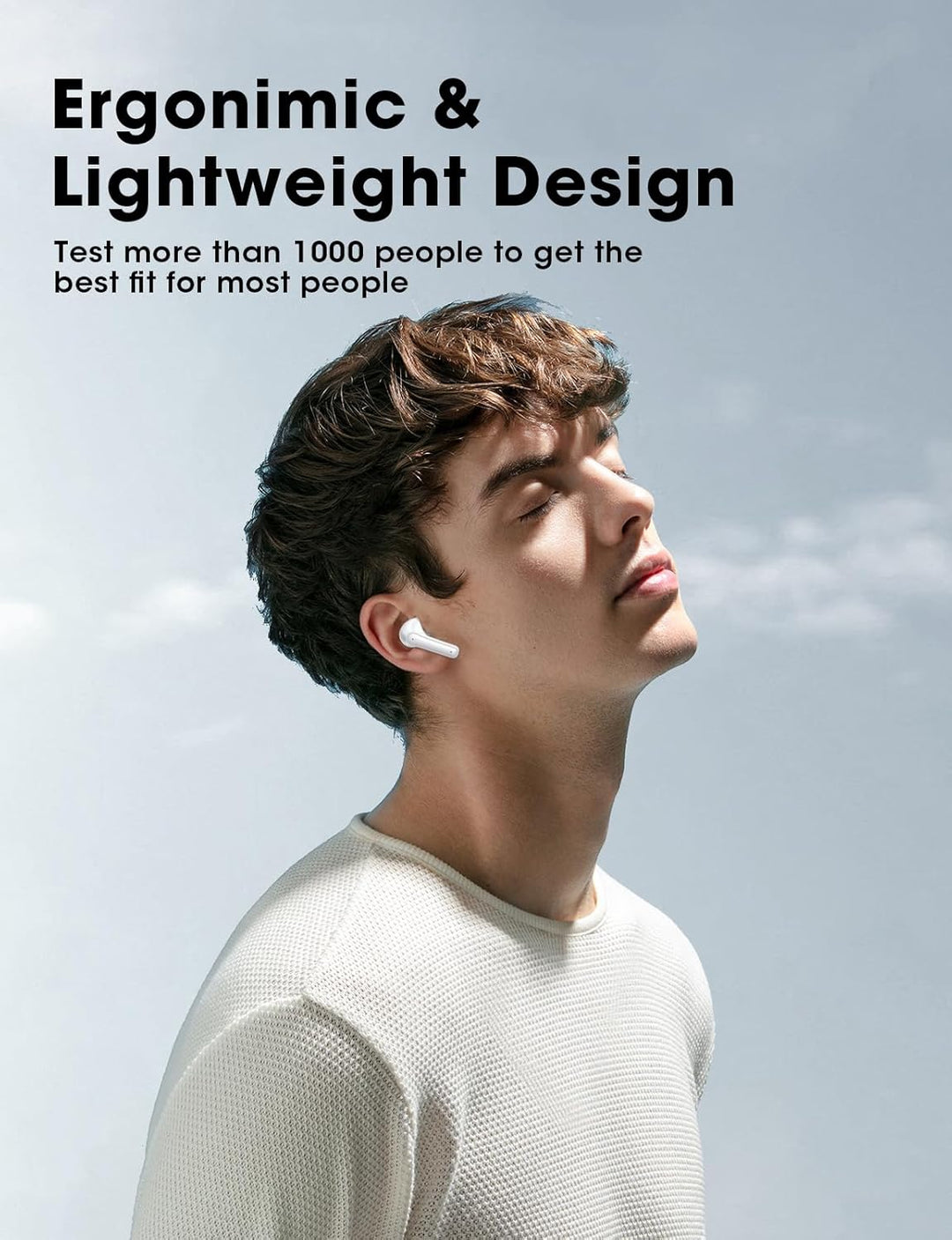 Bluetooth Kopfhörer Kabellos Bluetooth 2026 In Ear Kopfhörer mit 4 ENC Noise Cancelling Mikrofon, LE