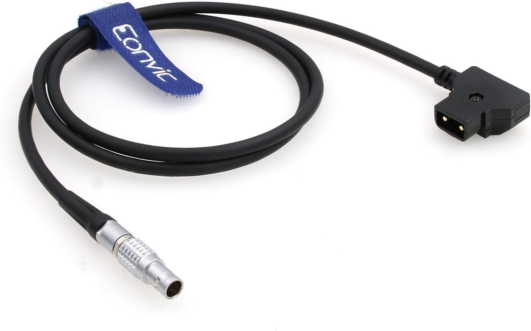 EONVIC D-TAP to 2Pin Terradek ARRI RED Paralinx Preston Power Cable (2Pin Cable 1M), 2Pin Cable 1M