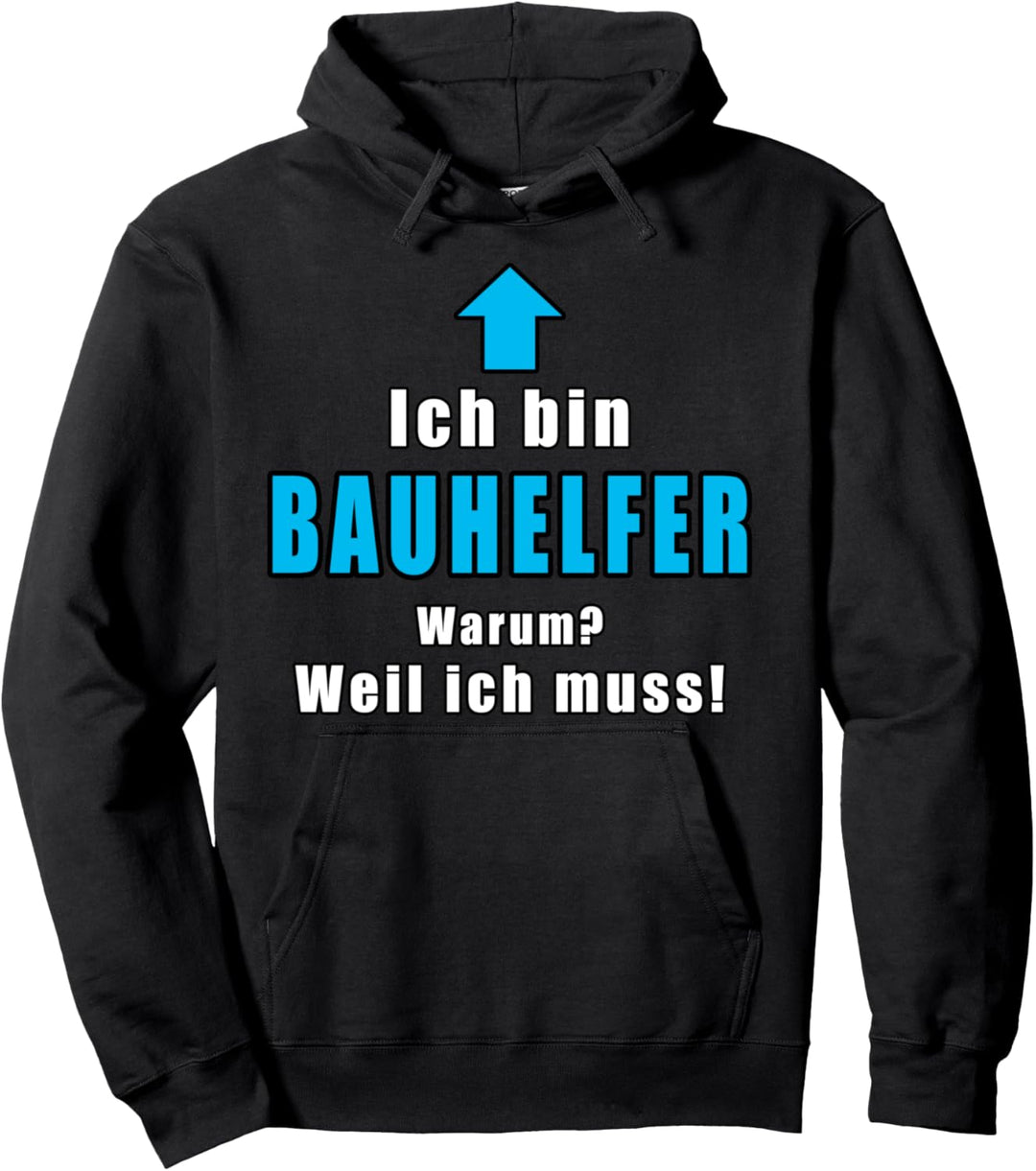 Bauhelfer Ausrüstung Richtfest Pullover Hoodie