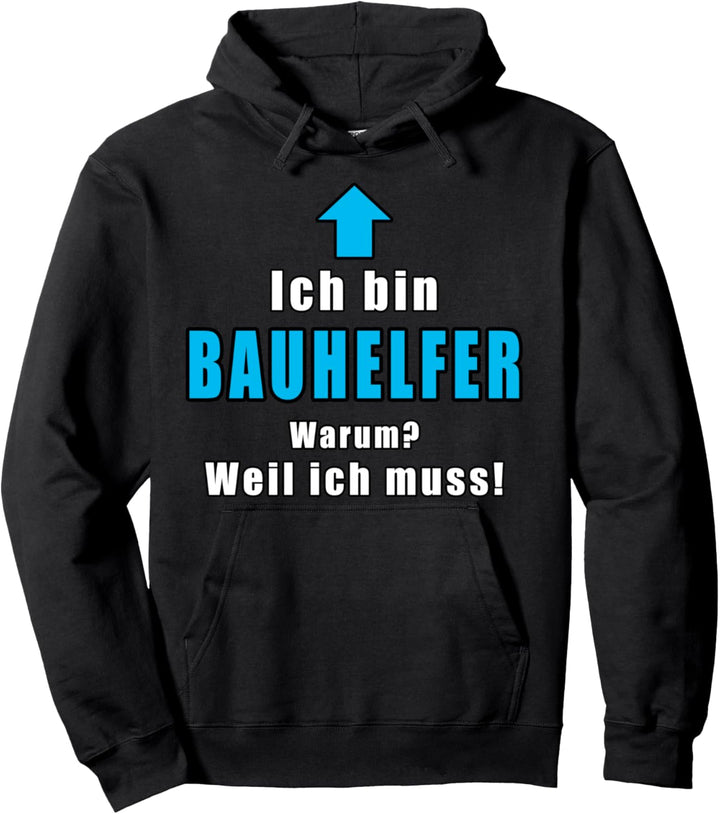 Bauhelfer Ausrüstung Richtfest Pullover Hoodie