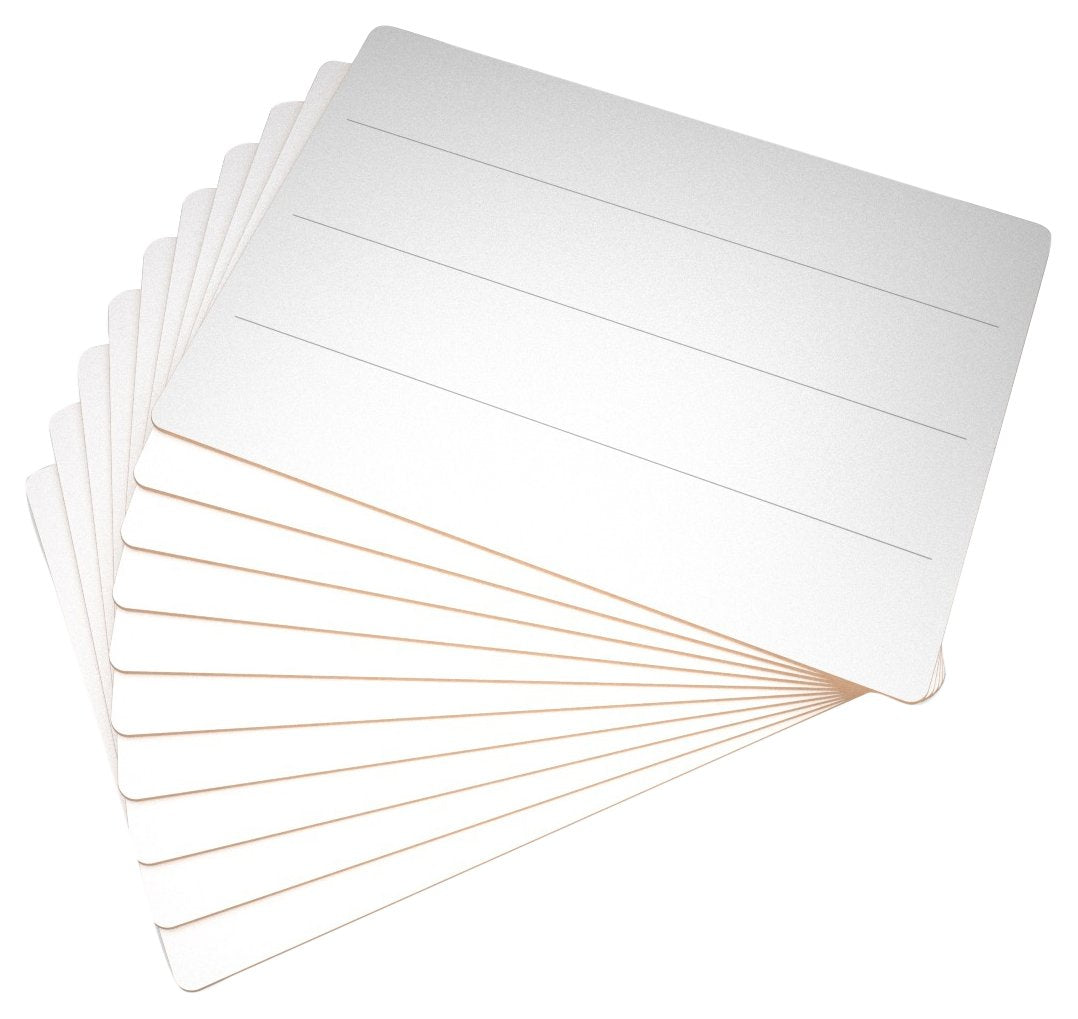 Feste, trocken abwischbare Lapboards, A4, liniert, 10 Stück 10 Pack, 10 Pack