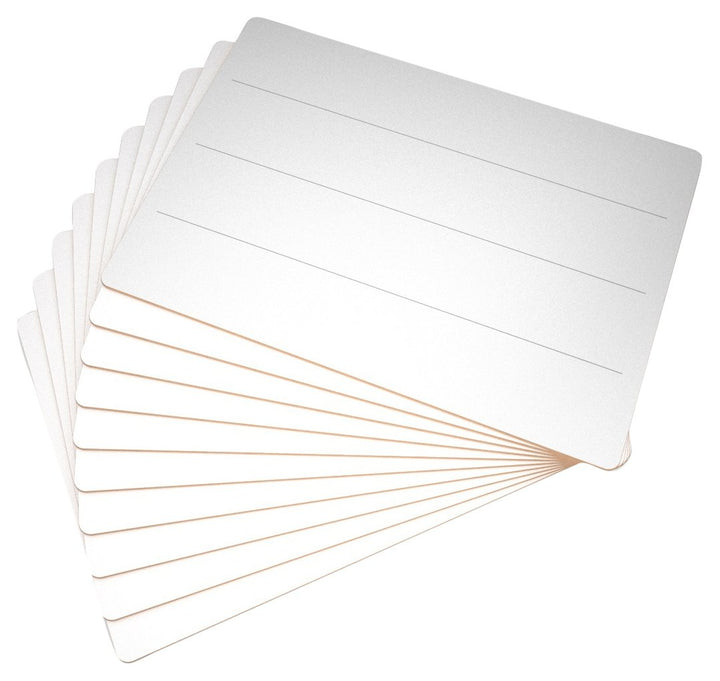 Feste, trocken abwischbare Lapboards, A4, liniert, 10 Stück 10 Pack, 10 Pack