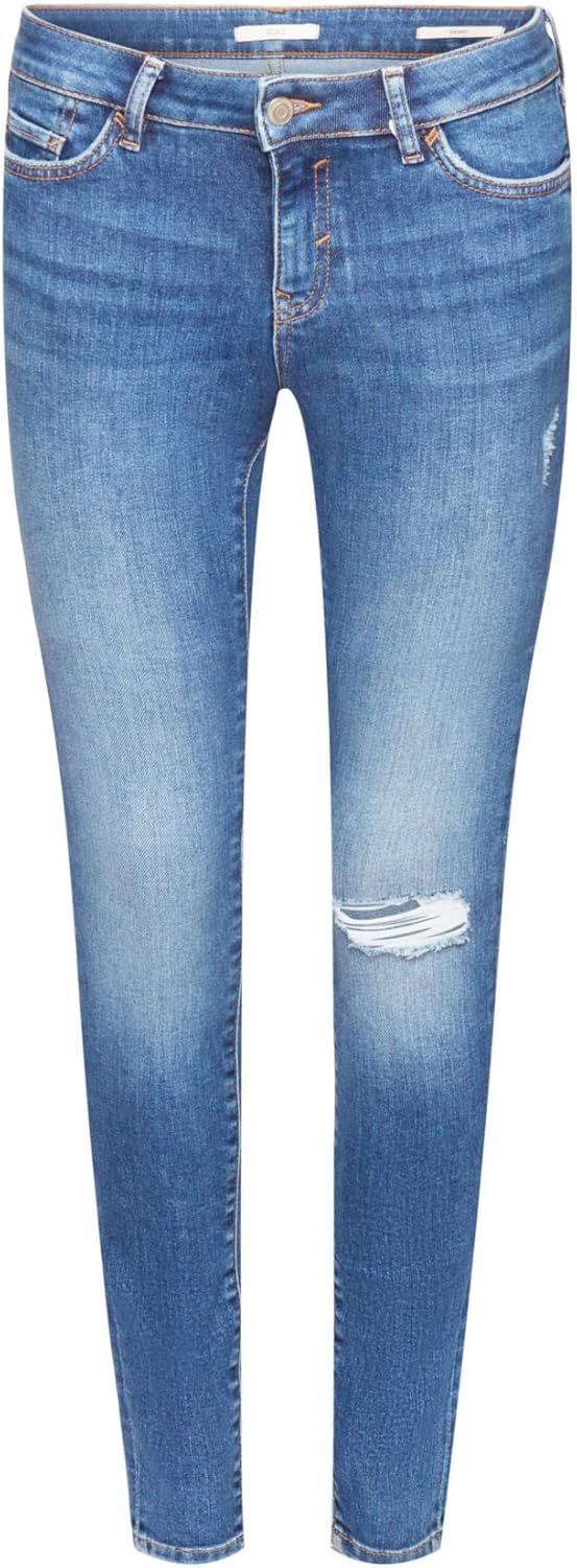 ESPRIT Damen Jeans 102cc1b314 27W / 30L 901/Blue Dark Wash, 27W / 30L 901/Blue Dark Wash