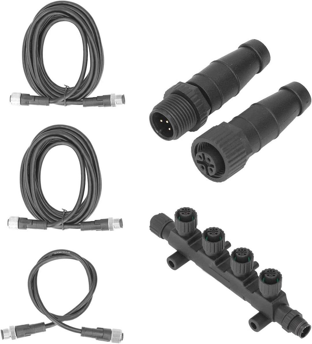 Marine NMEA 2000 Starter Kit Kabelstecker Abschlusskombination ABS Rostfreier Universeller N2K T-Ste