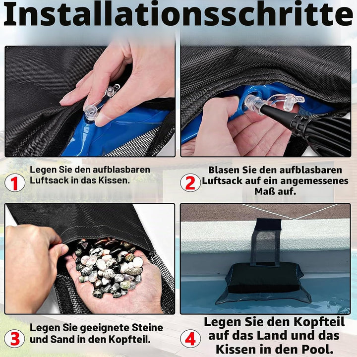 Omobolanle Tierrettende Fluchtrampe Schwimmhilfe für Schwimmbad Tierfluchtrampe Rettung Kleintiere b