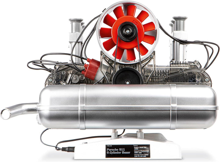 FRANZIS 67140 - Porsche 911 Boxermotor, originalgetreuer Motorbausatz des klassischen, luftgekühlten