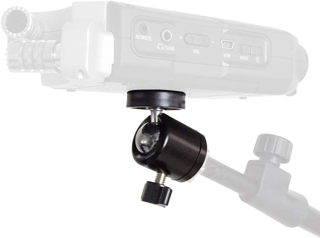 keepdrum Galgen-Mikrofonständer + Kugelgelenk Stativ-Adapter Gewinde 1/4 zu 3/8