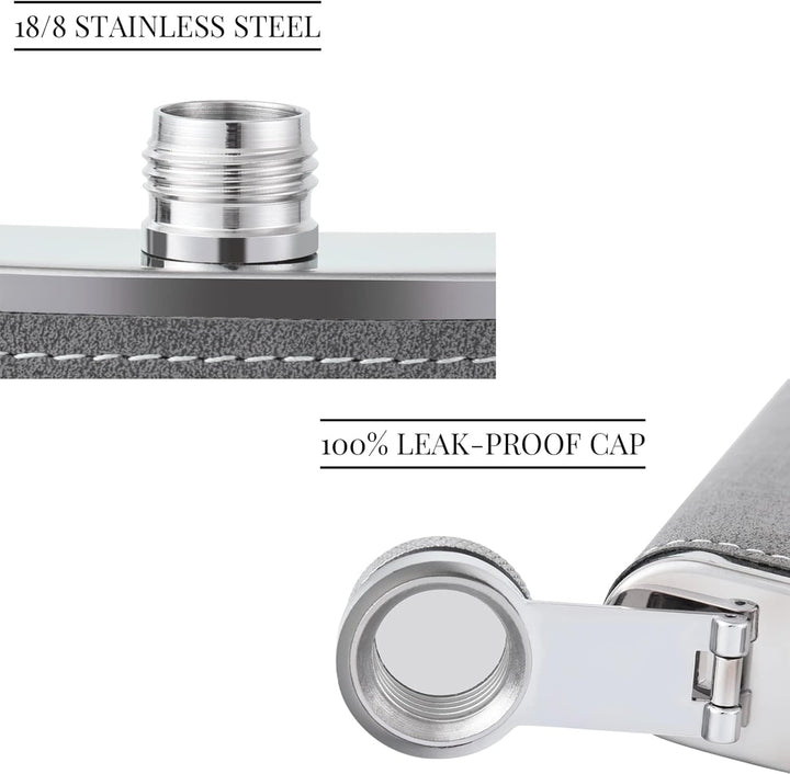 Geschenk für trauzeuge mann, Personalisierte Trauzeuge Geschenk Flachmann, Flachmann 8oz/237ml Edels
