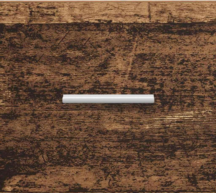 vidaXL Waschbeckenunterschrank mit Speicher Altholz Holzwerkstoff, Badezimmer Aufbewahrung, moderner