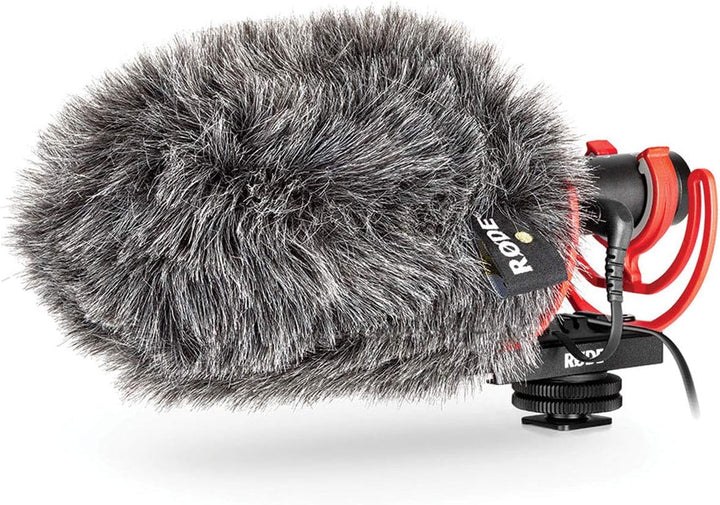 Rode Videomic NTG Kamera-Mikrofon + WS11 Fell-Windschutz + keepdrum Flaschenöffner
