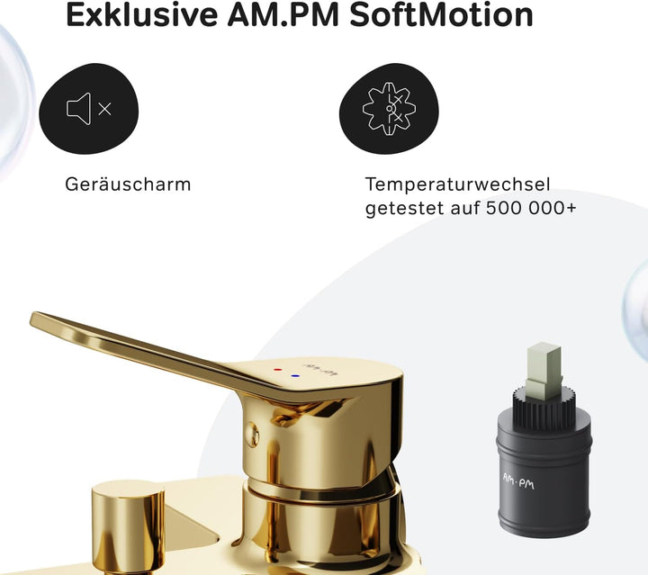 Badewannenarmatur mit Auslauf, Mischbatterie Badewanne, Brausebatterie Wanne, Einhand-Wannenbatterie