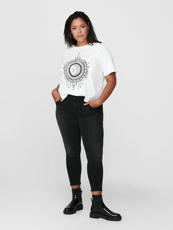 ONLY & SONS Damen CARWILLY Jeans, Black, 48