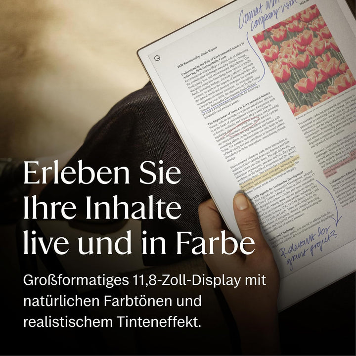 reMarkable Paper Pro | Das ultimative Papier-Tablet mit 30,6 cm (11,8 Zoll) Farbdisplay und Leselich