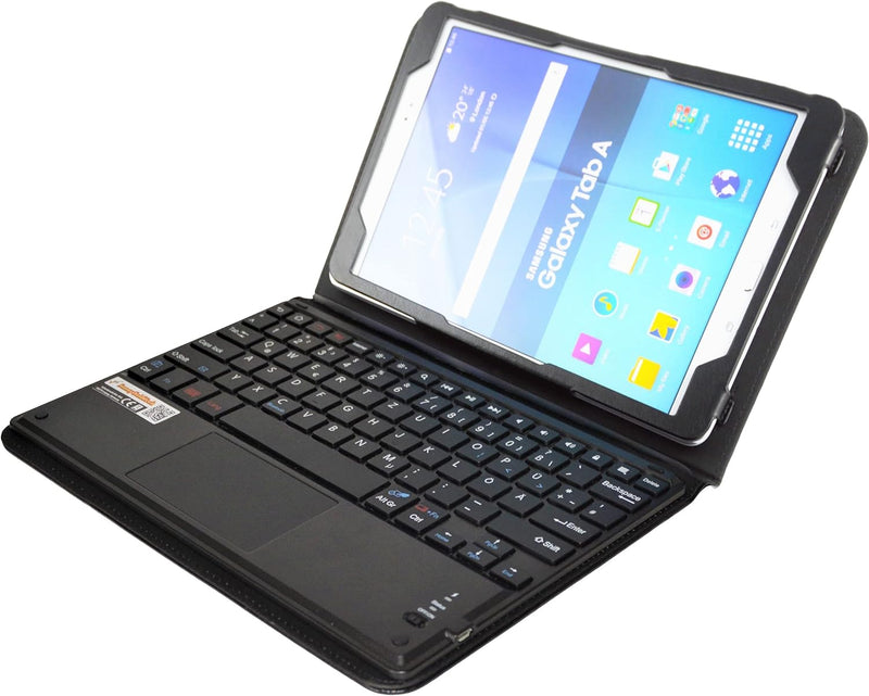 MQ für Galaxy Tab A 10.1 (2016) - Bluetooth Tastatur Tasche mit Multifunktions-Touchpad für Samsung