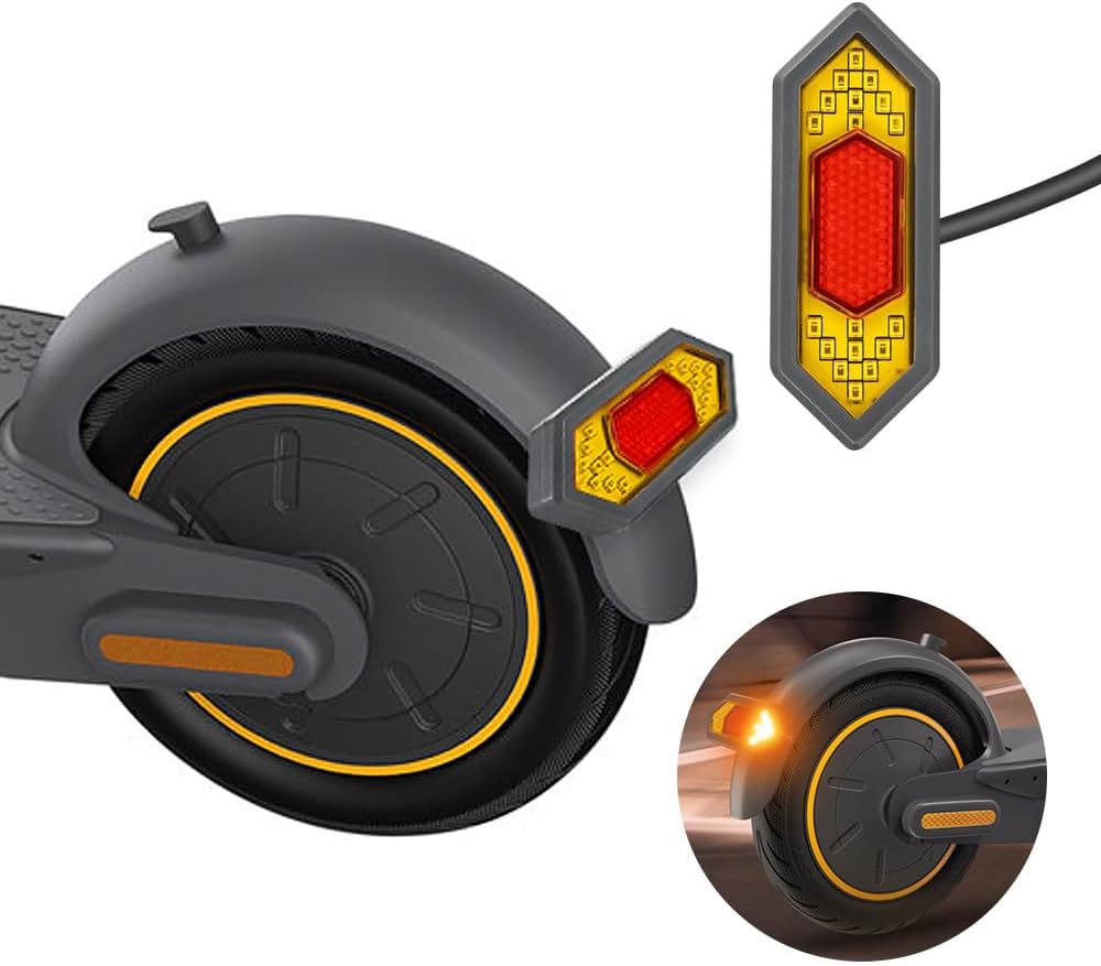 Blinker, Rücklicht und Bremslicht Set für Elektroroller, helles LED-Sicherheitsbeleuchtungsset, komp