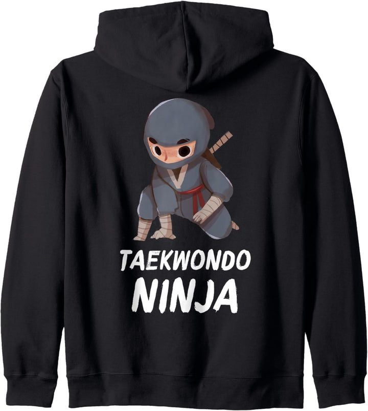Taekwondo Ninja Junge Lustiger Kampfsport Kapuzenjacke