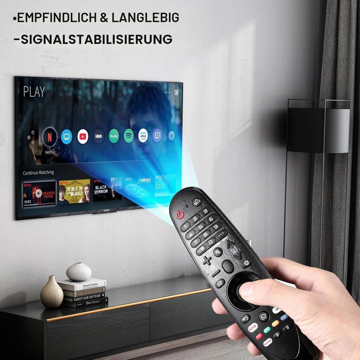 Sprach Magic Fernbedienung kompatibel mit LG OLED QNED NanoCell UHD 8K 4K Smart TVs AN-MR20GA MR21GA