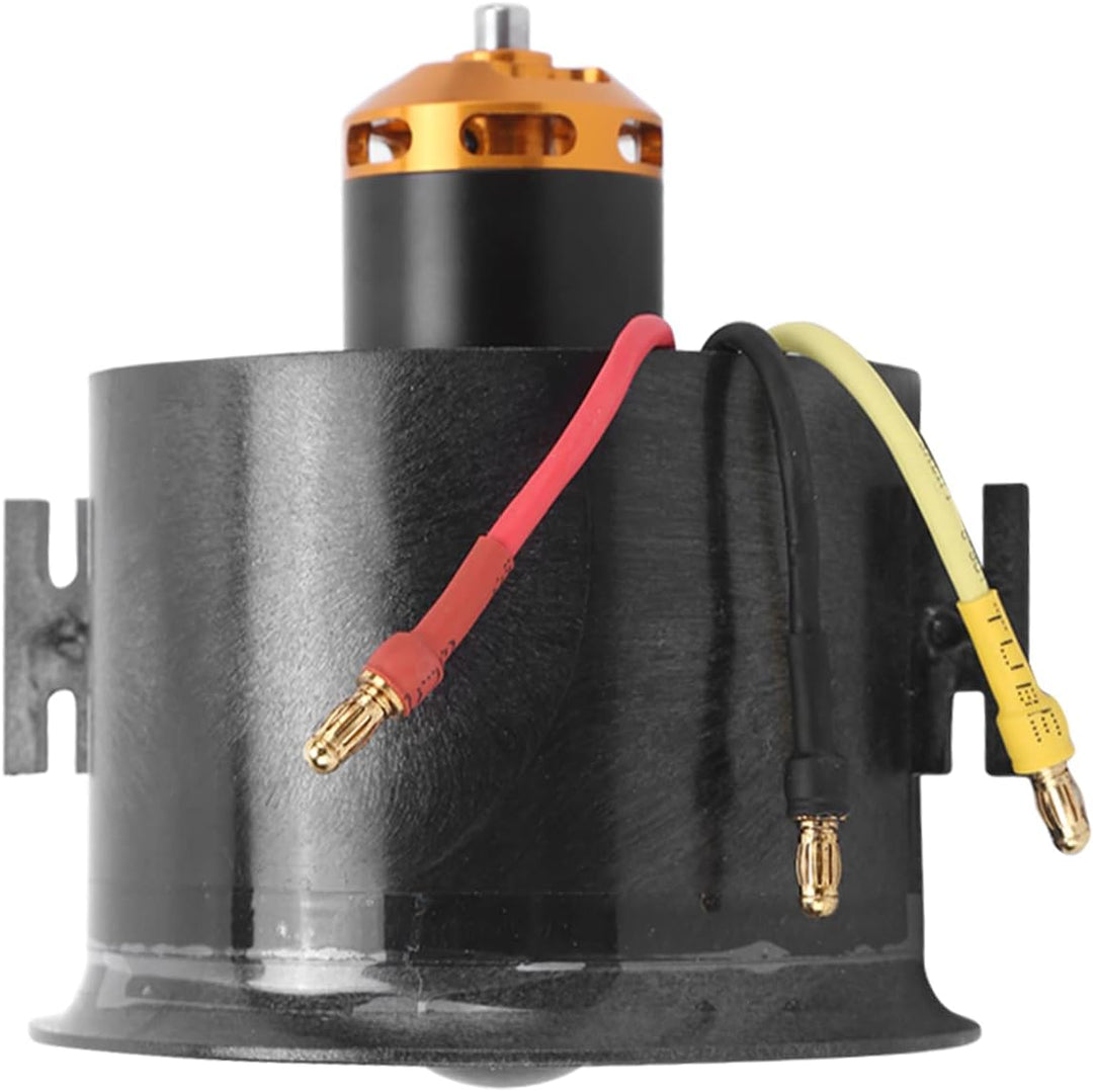 Entatial Bürstenloser Motor EDF Impeller-Set, 70 mm EDF 3500KV Bürstenloser Motor Hohe Steifigkeit H