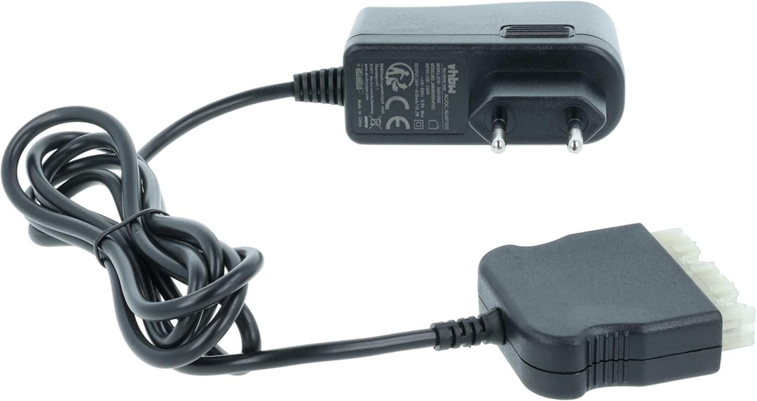 vhbw Netzteil kompatibel mit Wolf-Garten Li-Ion Power 34 4919000 Serie A (2008) Rasenmäher - 11,5 cm