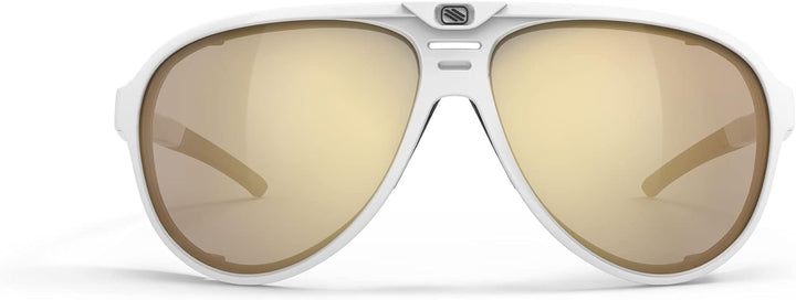 Rudy Project Unisex STARDASH White Gloss Impactx Photochromic 2 Laser Crimson Sonnenbrille, Talla Ún