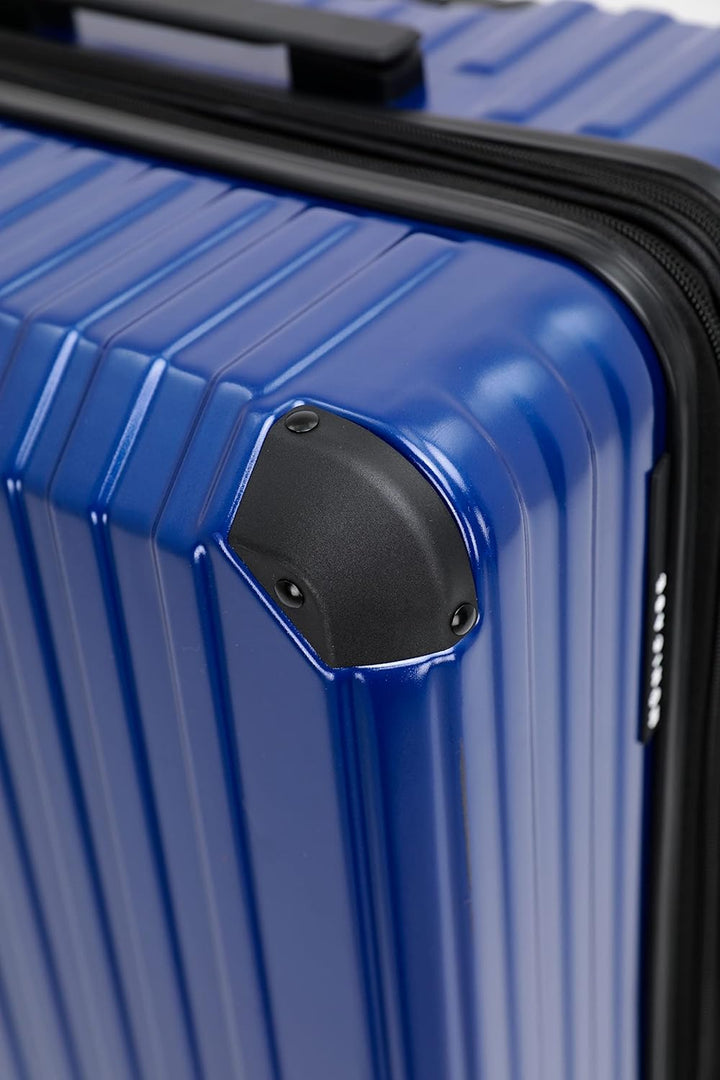 M816 TSA-Schloss Koffer Reisekoffer Trolley Kofferset Hardschale Boardcase (Diamondblau, Mittler Kof