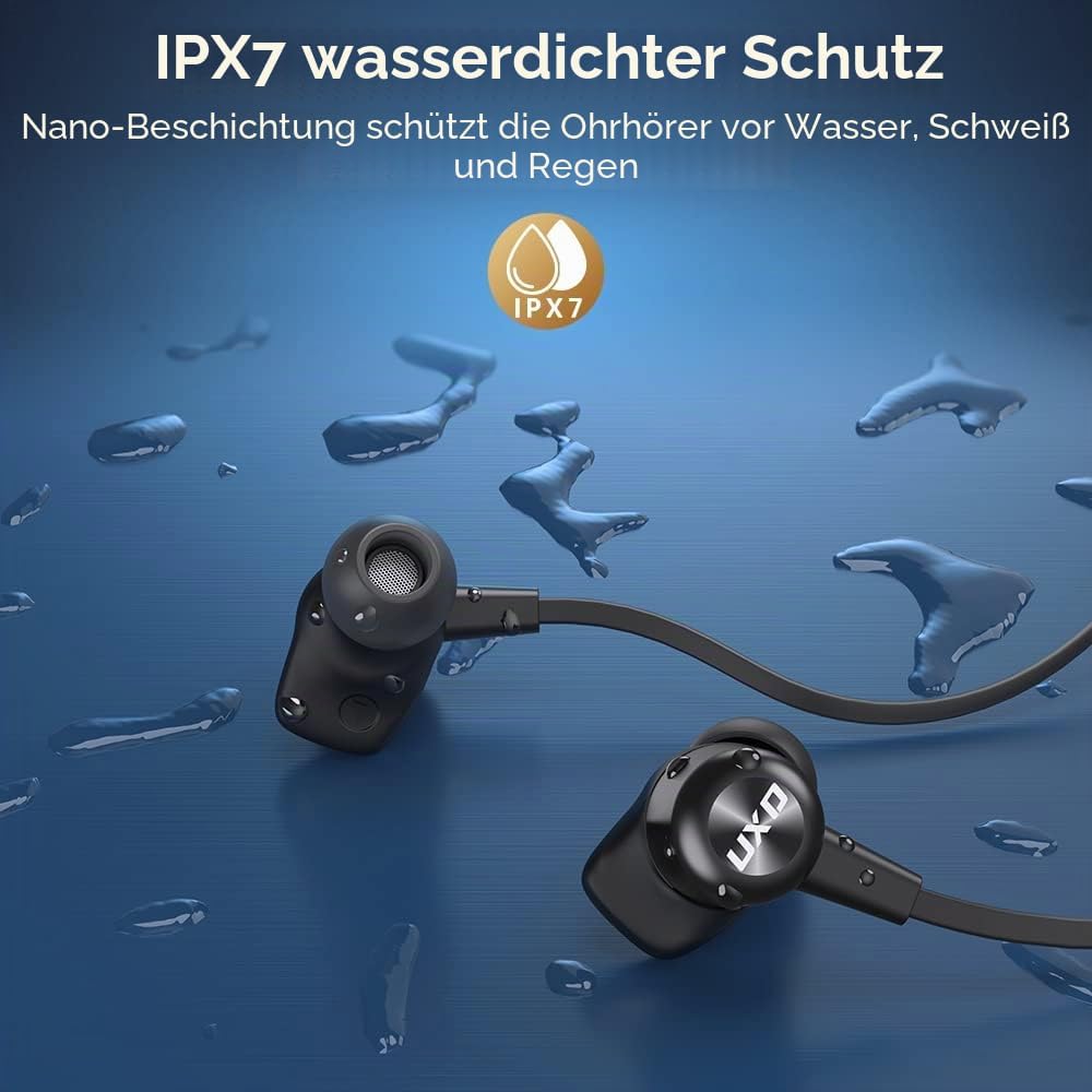 Bluetooth Kopfhörer, Kopfhörer Kabellos Bluetooth 5.0 Sport In Ear Kopfhörer mit Mikrofon, 20 std Sp
