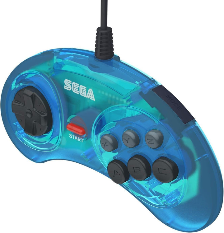 Retro-Bit Official SEGA Mega Drive Controller 6-Button Arcade Pad for Sega Mega Drive/Genesis - Orig