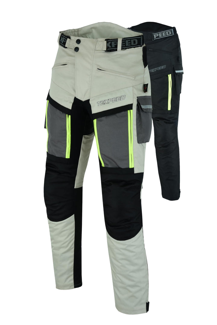 TEXPEED Motorradhose Mit Protektoren Herren - Textil Wasserdicht Motorroller Motorrad Bikerin Mit CE