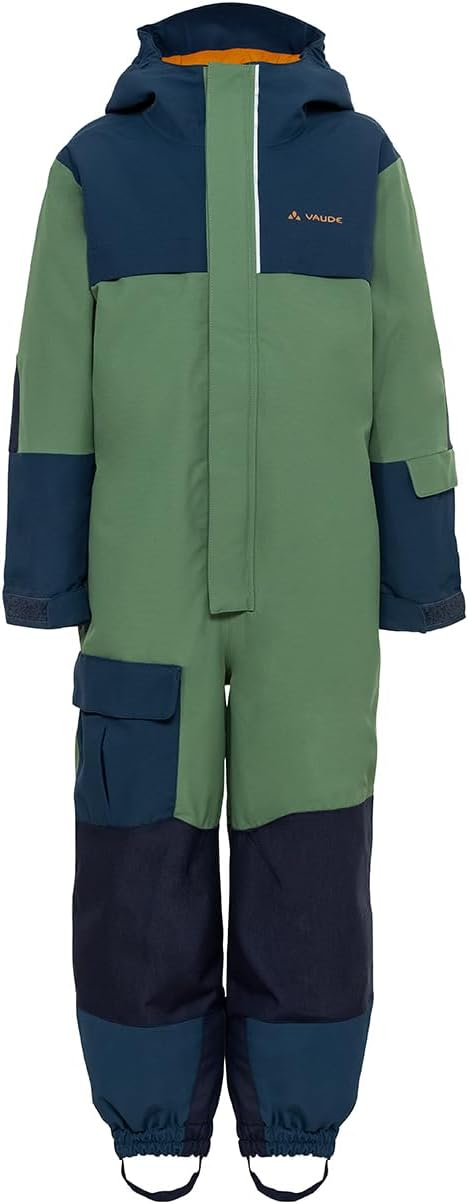 VAUDE Kids Snow Cup Overall - Winteroverall Kinder - Schneeanzug 110-116 woodland, 110-116 woodland