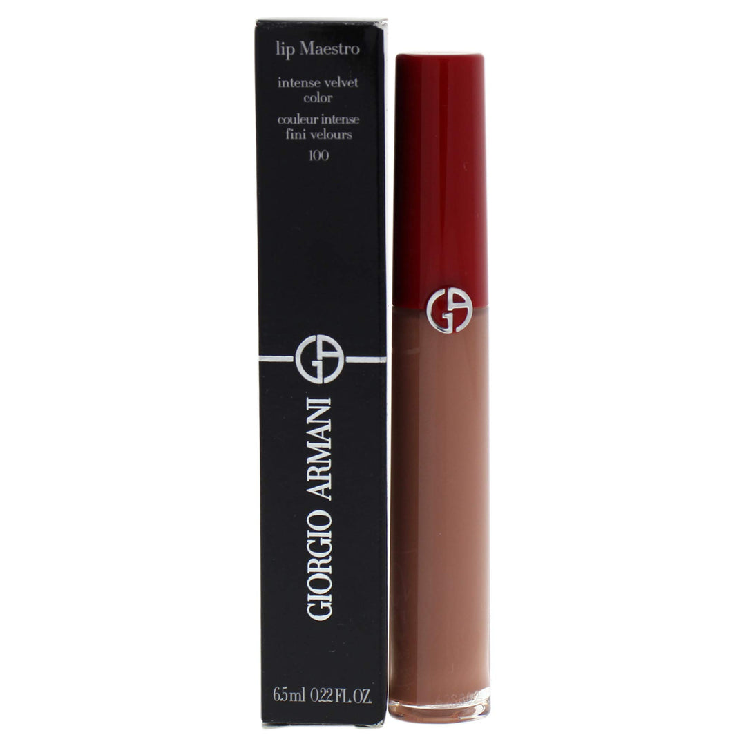 Giorgio Armani Lip Maestro Lipgloss, 100 Sand, 6. 5 Ml 100 Sand 1 Stück (1er Pack）, 100 Sand 1 Stück