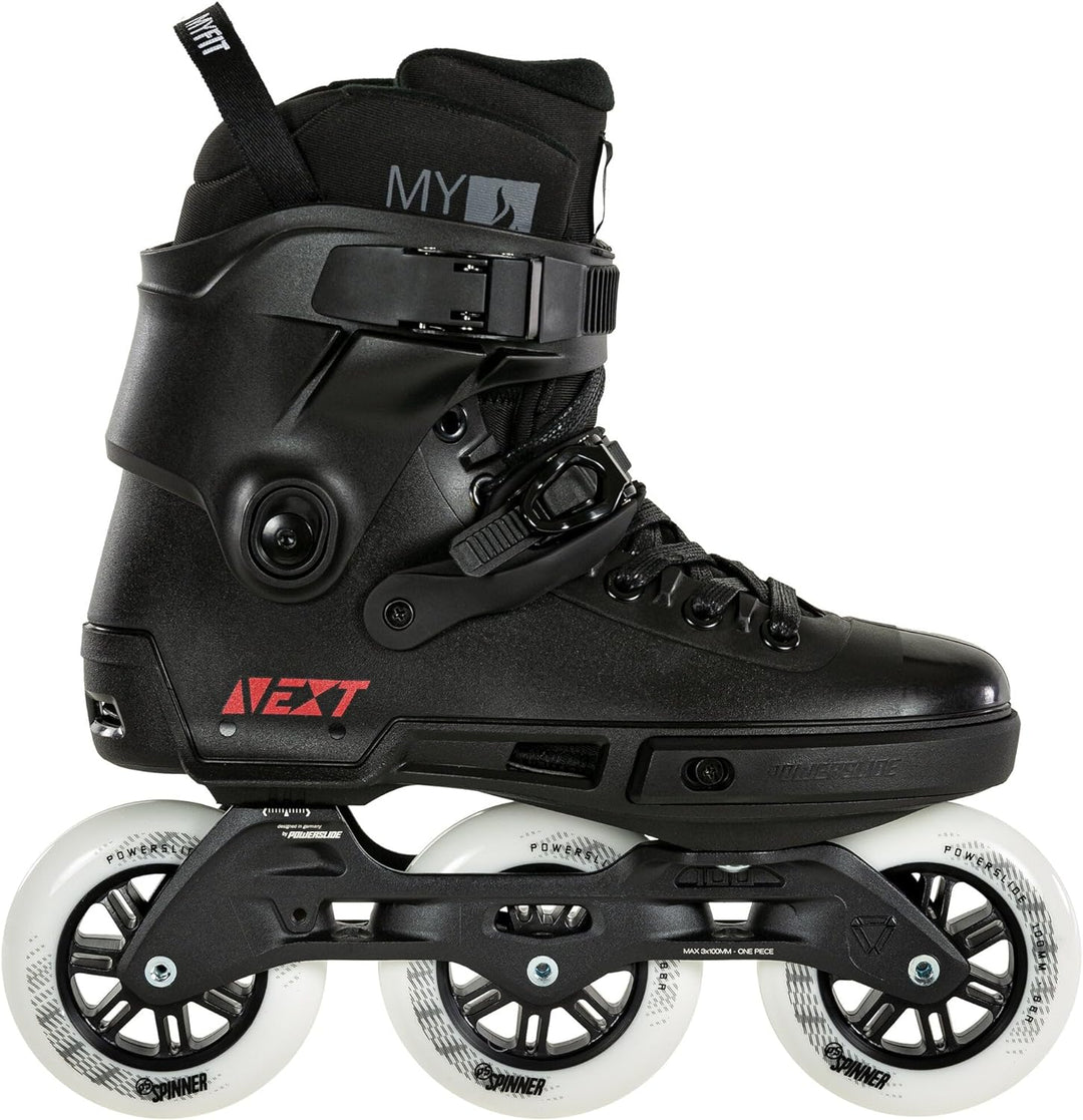 Powerslide Next CORE Black 100 Rollschuhe 36/37, 36/37