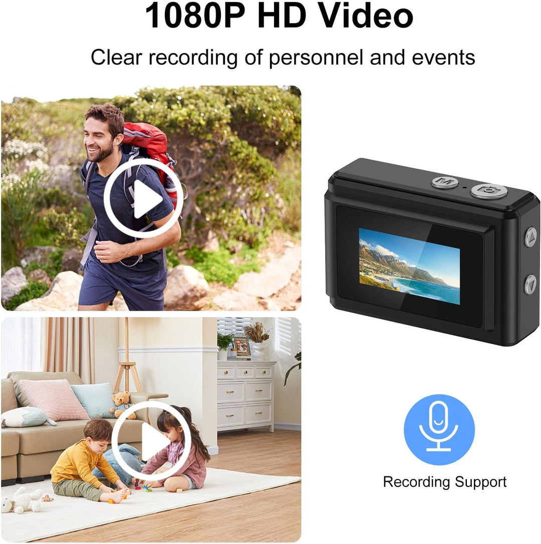 und Tragbare Digital Kamera Schlüssel Anhänger mit LCD-Bildschirm Full 1080P HD Video, 0,96 Zoll Bil