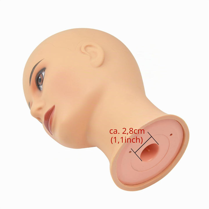 Glatze Mannequin Kopf weibliche professionelle Perücke Kopf für Perücke Herstellung Anzeige Perücken