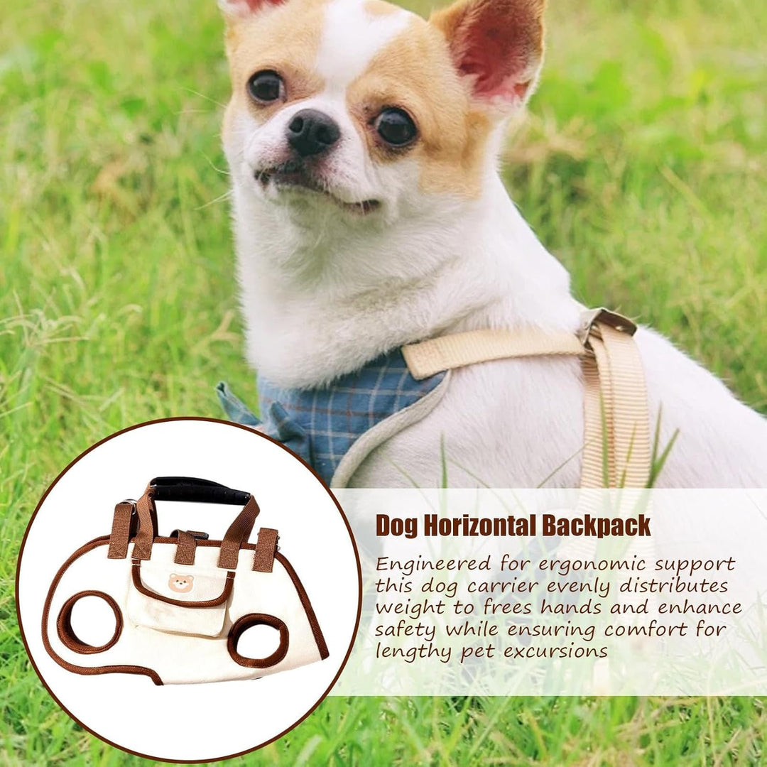 Hundetasche – Horizontale Hundetasche für den Aussenbereich, ergonomische, horizontale tragbare Aufb