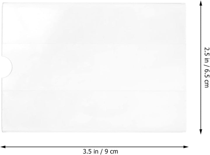 UKCOCO Transparenter Preisschild-Halter, 30 Stück Drahtregal-Etiketten, Acryl, Preisschild-Halter, W
