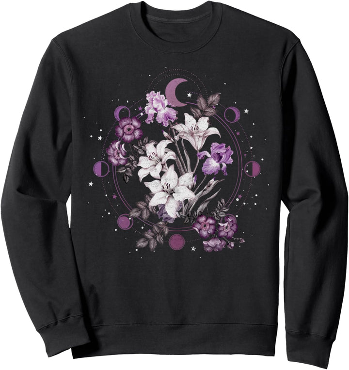 Trendy Floral Moon Cycle Sweatshirt