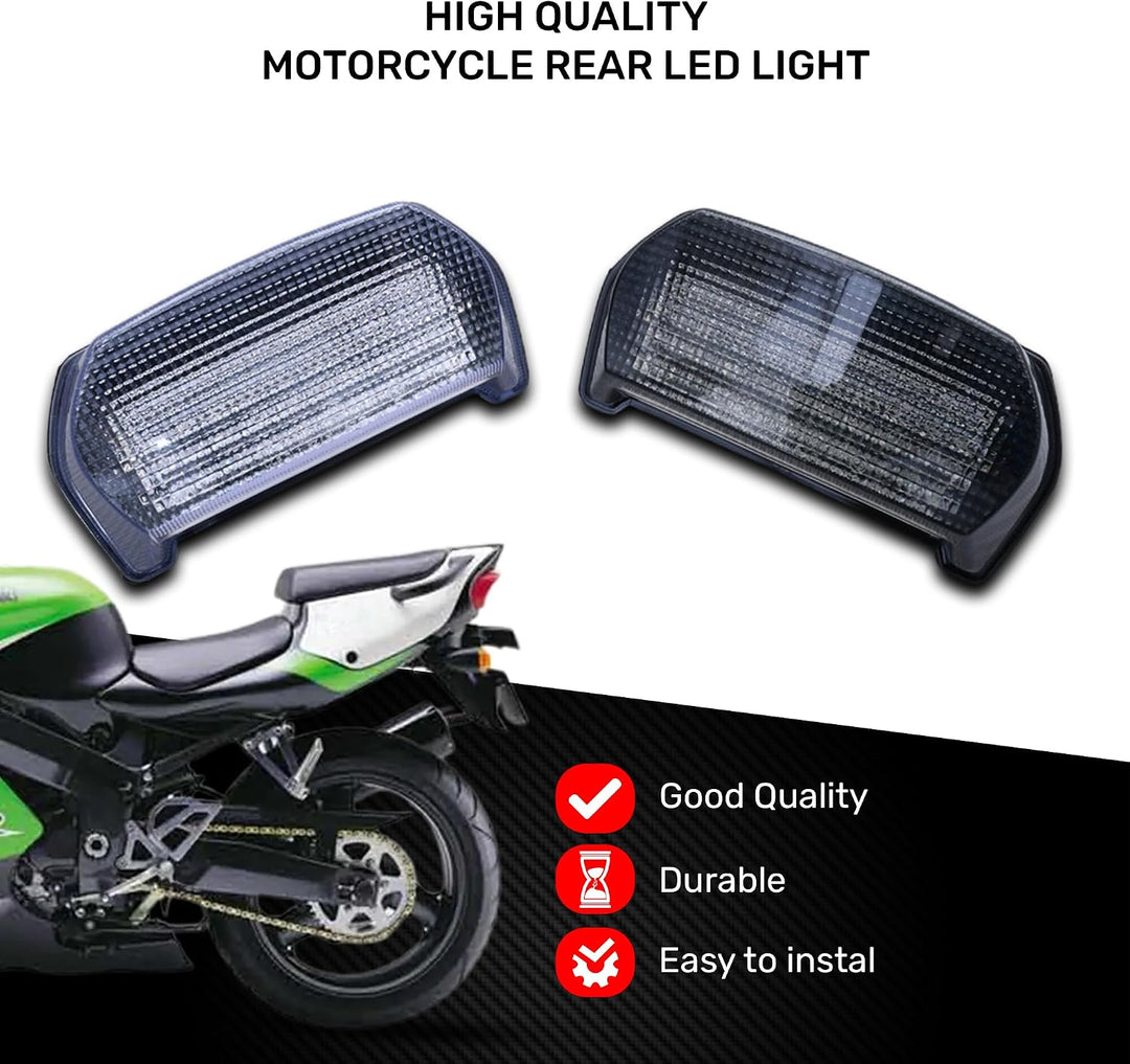 aVDB-moto LED Bremslicht/Rücklicht kompatibel mit KAWASAKI GPZ 1100 1995-1998 Plug &amp; Play mit integr