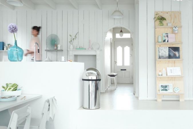 Push Bin 60 L/Brilliant Steel chrom, chrom