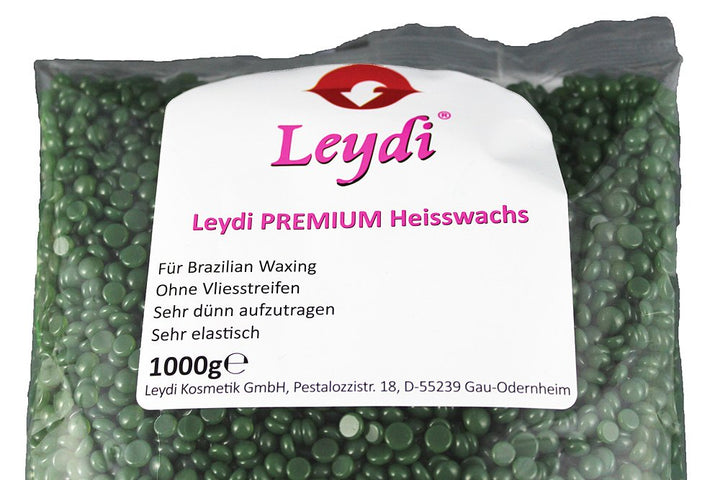 Leydi PREMIUM Heisswax Azulen 1Kg - Brazilian Waxing ohne Streifen