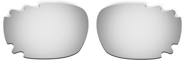 HKUCO Blue/Titanium Polarized Replacement Lenses plus Yellow Earsocks Rubber Kit For Oakley Racing J