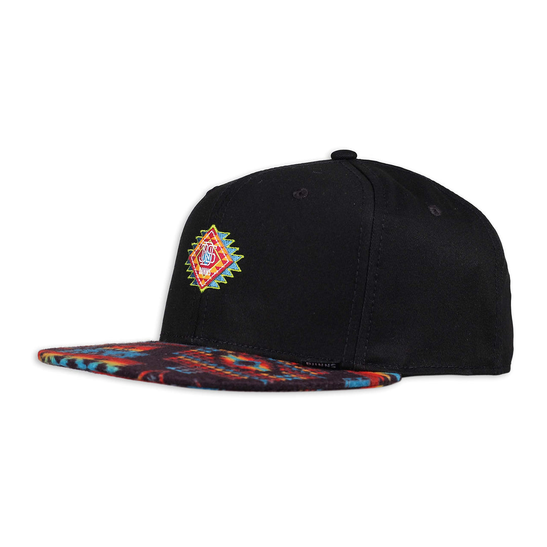Djinns Damen Snapback Caps Frida Einheitsgrösse Schwarz, Einheitsgröße Schwarz