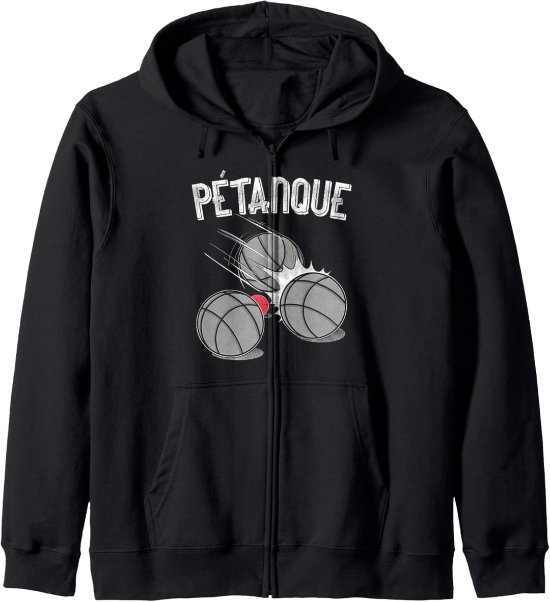 Pétanque Kugeln Outfit zum Boulen für Petanque-Spieler Kapuzenjacke