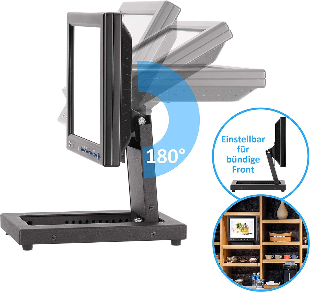 Robuste Metall-Halterung für Touchscreens, POS und PC Monitore / 10“- 22“ Zoll/verstellbar/Vollmetal