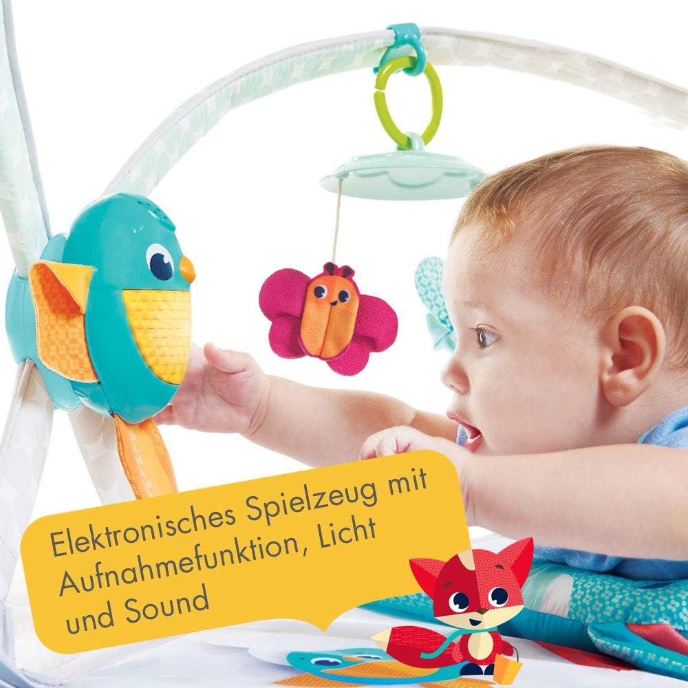 Tiny Love Dynamic Gymini, Spieldecke Baby, 0+ Monate, Spielmatte Baby, Spieldecke mit Spielbogen, Kr