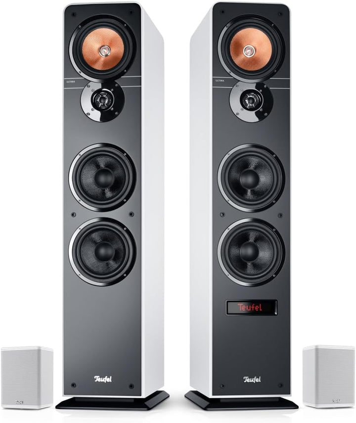 Teufel Ultima 40 Aktiv Surround 4.0 - Aktiv Standlautsprecher mit Kabellosen aktives Rear-Speaker, B