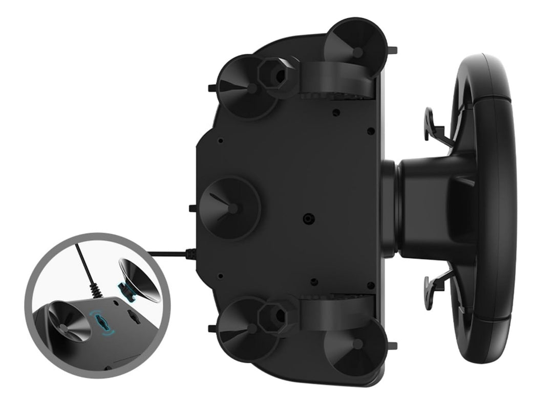 NITHO Drive Pro V200 Lenkrad mit Pedalen und Schalthebel, Gaming-Rennlenkrad für PC, PS4, Xbox One,