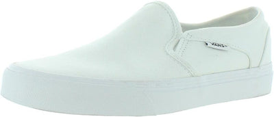 Vans Damen Asher Sneaker 38 EU Canvas Truewht Truewht, 38 EU Canvas Truewht Truewht