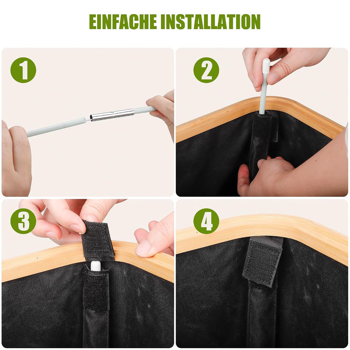 Pfandflaschen Sammelbehälter 110L, Pfandbehälter &amp; Flaschensammler Leergut, Mülleimer Küche gross, M